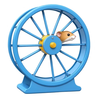 hamster wheel sticker