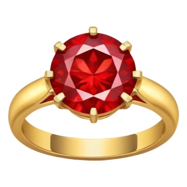 red ring marry red diamond sticker