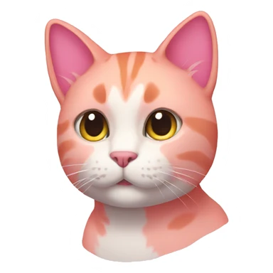 Pink AR cat sticker