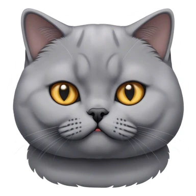 british shorthair cat interrogation  sticker