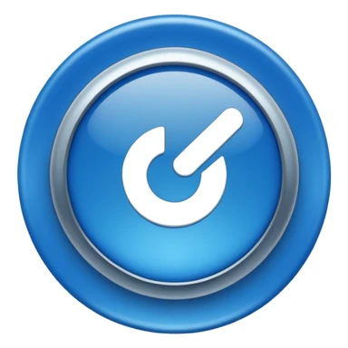 Verificado azul redondo  sticker