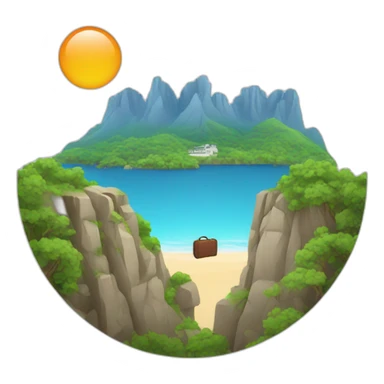 tourism travel logo sticker