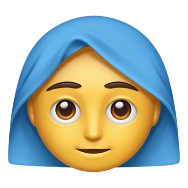 Mavi yuvarlak ve içinde beyaz tik sticker