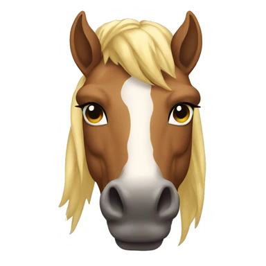 horse with strong muscles sticker