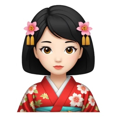 women japanese sticker