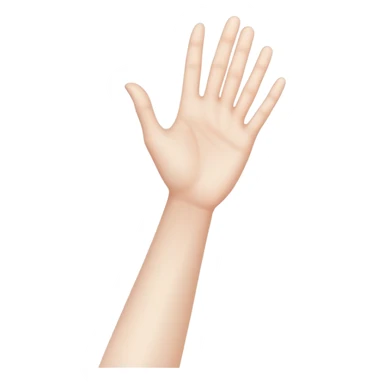 Hand over neck  sticker