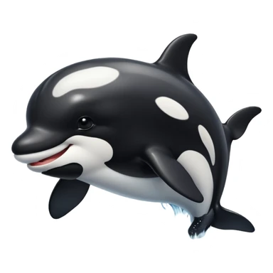 freindly orca emoji sticker