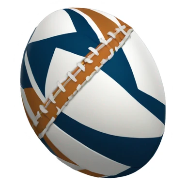 rugby ball sticker