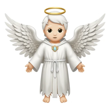 Headless angel sticker