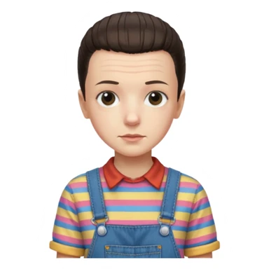 Eleven from stranger things season 3 episode 2 sticker