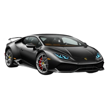 Lamborghini Huracanes, noir sticker