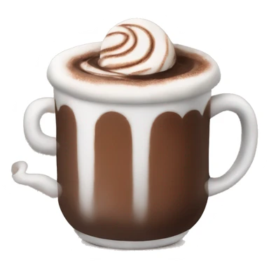 hot chocolate sticker