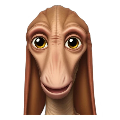 jar jar binks sticker