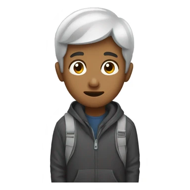 boy getting late sticker