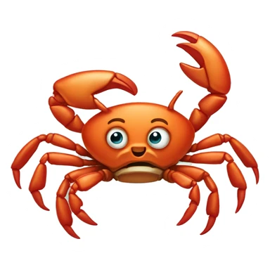 clumsy crab sticker
