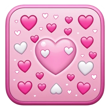 mix light pink dark pink and white girly gamer app sticker