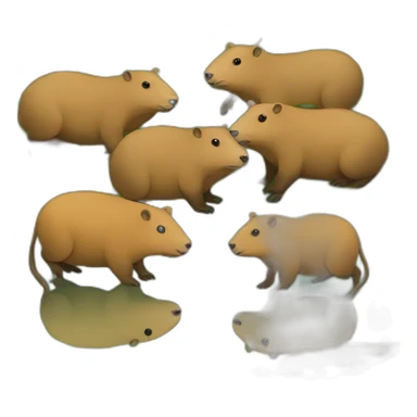 capybara swamp sticker