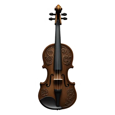 ghotic violin sticker
