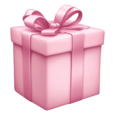 Light pink Christmas present  sticker