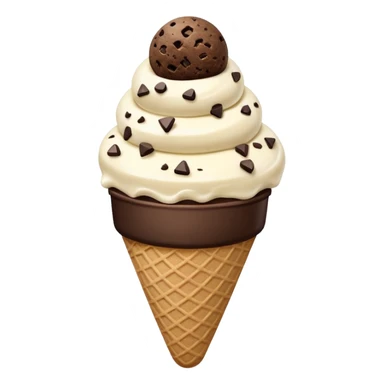 Cookies and Cream ice cream sticker