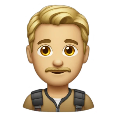 German sharper with spanish shirt sticker