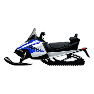 Yamaha snow mobile sticker