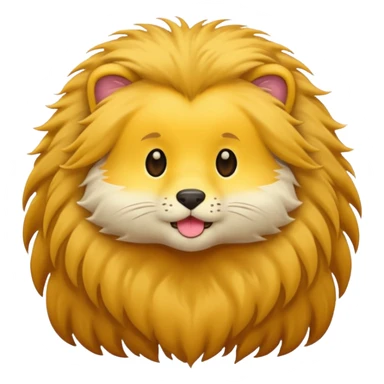 animal with long hair sticker