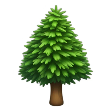 spherical fir sticker