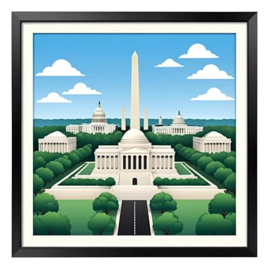 Washington DC sticker