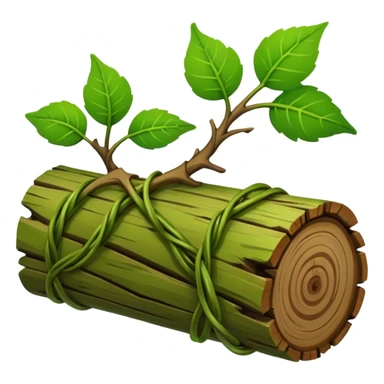 A twisting vine wrapping gently around a fallen log.










































 sticker