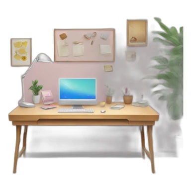 aesthetic desk sticker