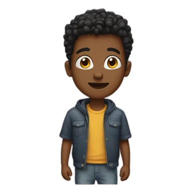 Attitude boy sticker