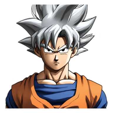 son goku in ultra instinct sticker