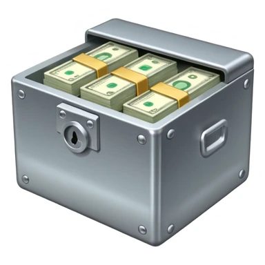 open filed money vault sticker