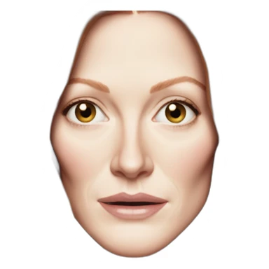 Julianne Moore face sticker