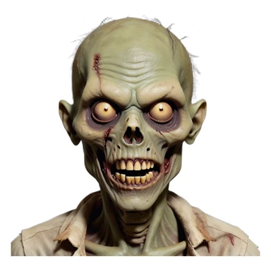 Cinematic Realistic WoW undead friendly zombie Portrait, head tilted dramatically with an exaggeratedly amused expression, blending grim determination with a touch of sardonic humor. His withered pallid skin and weathered, muted attire are rendered with lifelike detail and dynamic lighting, high shine, dramatic yet whimsical, capturing an undead friendly zombie whose epic defiance is matched by an irreverent smirk. sticker