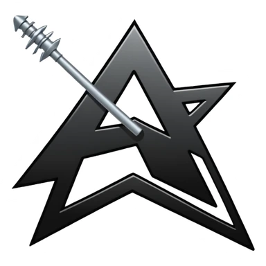 metallica text logo sticker