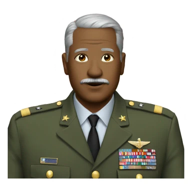 A military general sticker