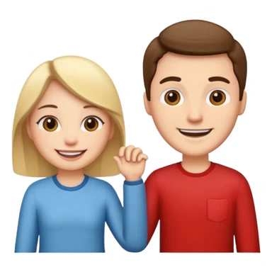 couple holding hands sticker