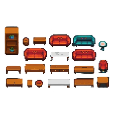 simple furniture sticker