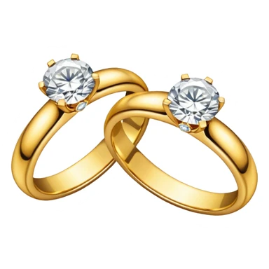 two ndian engagements rings next to each other sticker