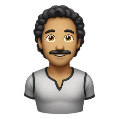 Black cheburek sticker