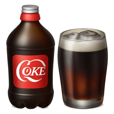 Rum and coke sticker