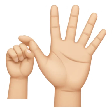 ASL Alphabet A emojis sticker