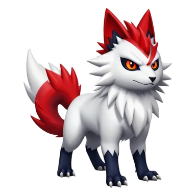 Shiny Litten-Zangoose-Absol-Hybrid (full body) sticker