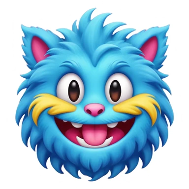 Giggle monster sticker