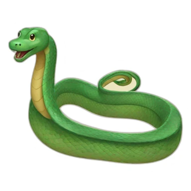 Serpent sur mer sticker