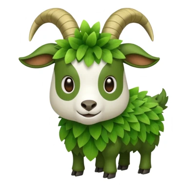 Gogoat-Skiddo-Sprigatito-fusion  sticker