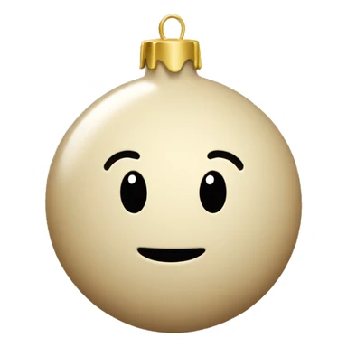 beige ornament sticker