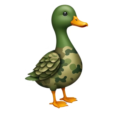 Militär Ente sticker